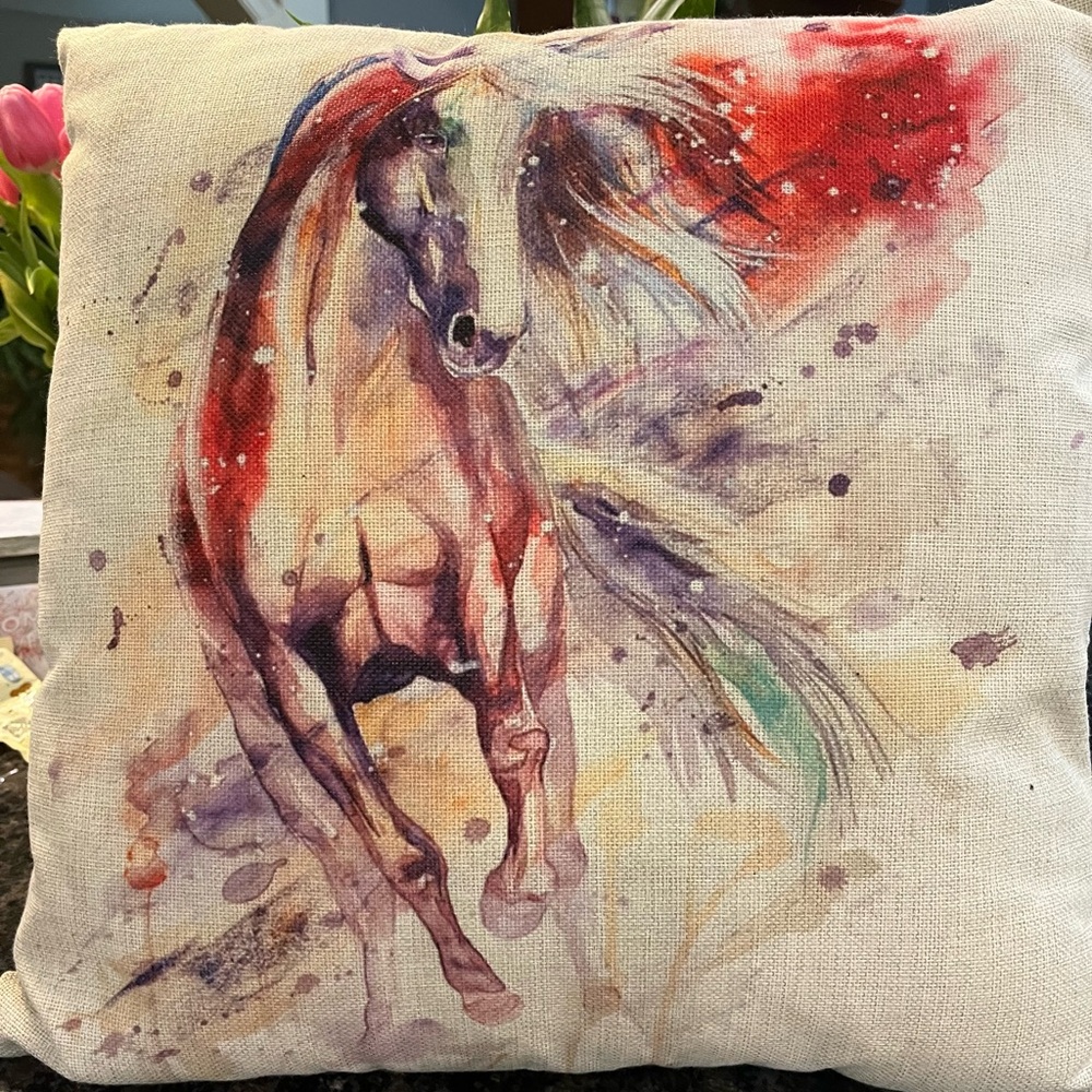 New Horse Pillow